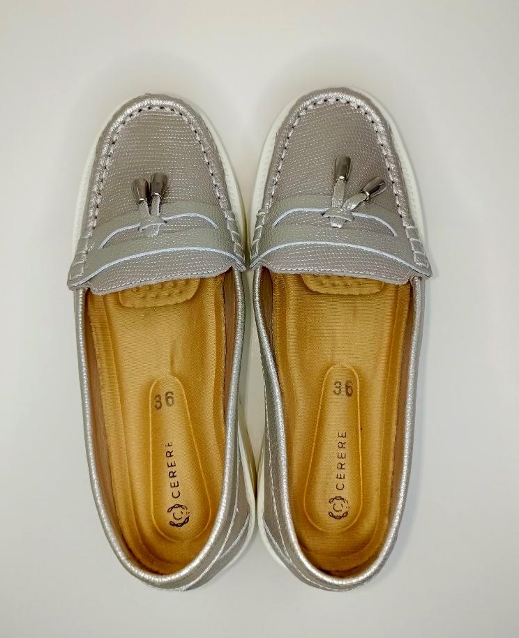 MOCASIN DAMA PLATINO MODELO 2660