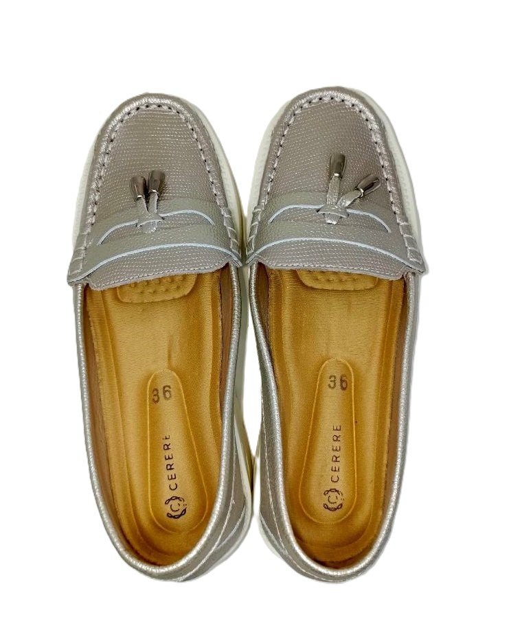 MOCASIN DAMA PLATINO MODELO 2660