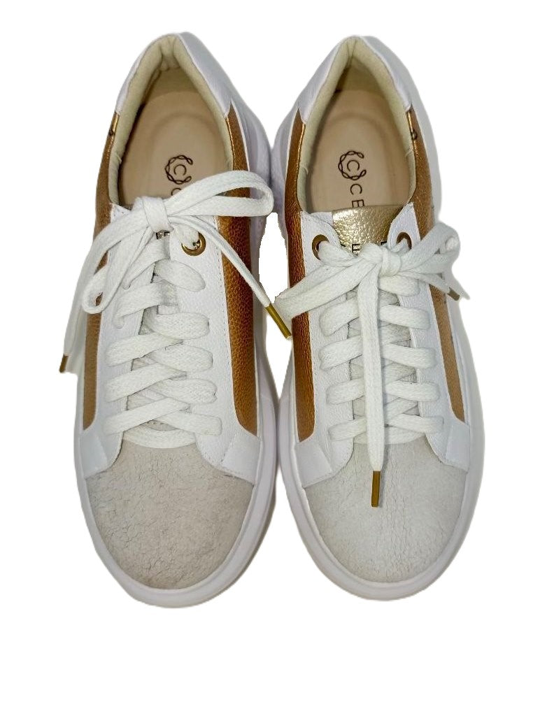 DEPORTIVO DAMA BLANCO/BRONCE MODELO 5236