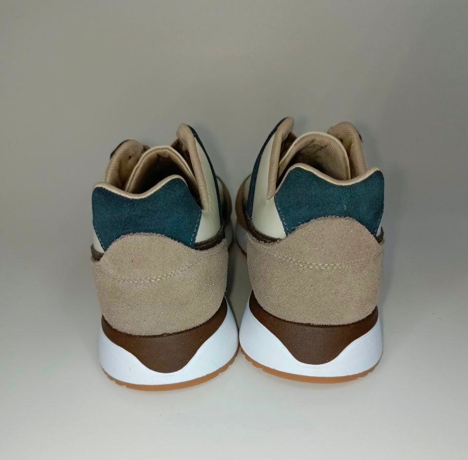 DEPORTIVO CABALLERO BEIGE/MULTICOLOR MODELO 1020