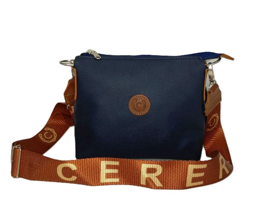 CARTERAS CASUAL AZUL-MARINO/COLONIAL MODELO GF04