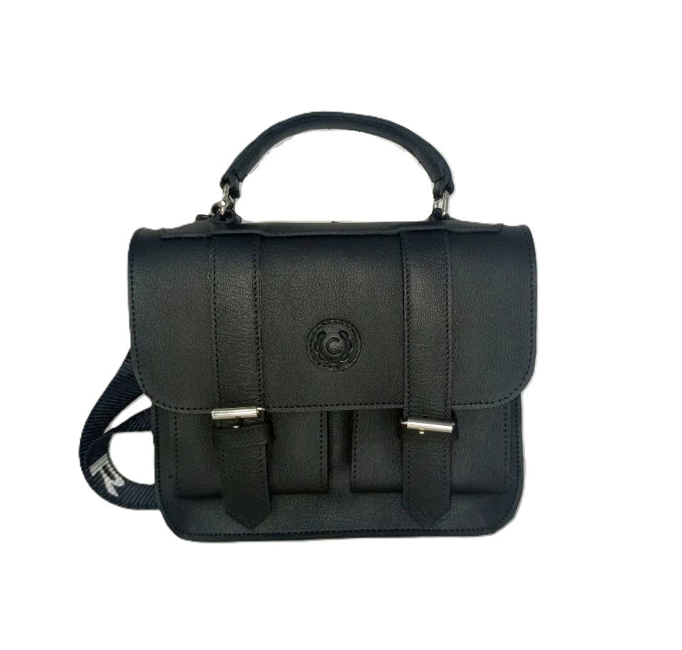 Bandolero para Damas Negro pequeño con broches GF42