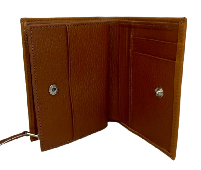 Monedero de Piel Elegante Colonial - Modelo 542 con Compartimentos Organizados y Opciones de Cierre