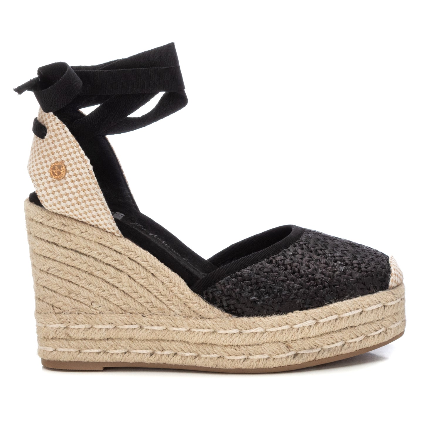 SANDALIA DE TACON NEGRO MODELO 143951 XTI