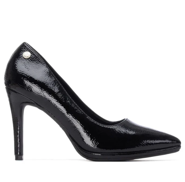 SANDALIA DE TACON COLOR NEGRO MODELO 144725