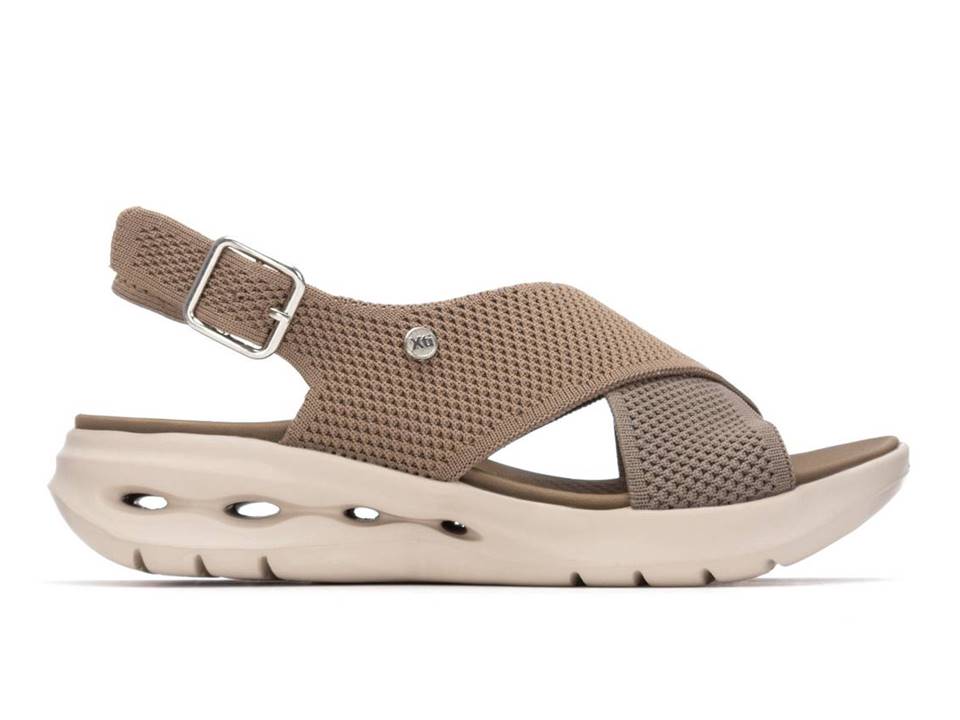 SANDALIA DAMA COLOR BEIGE MODELO 145022