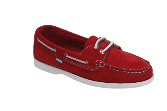 MOCASIN DAMA ROJO MODELO 618-2074