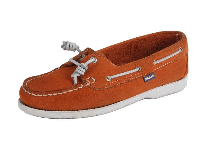 MOCASIN DAMA NARANJA MODELO 618-2074