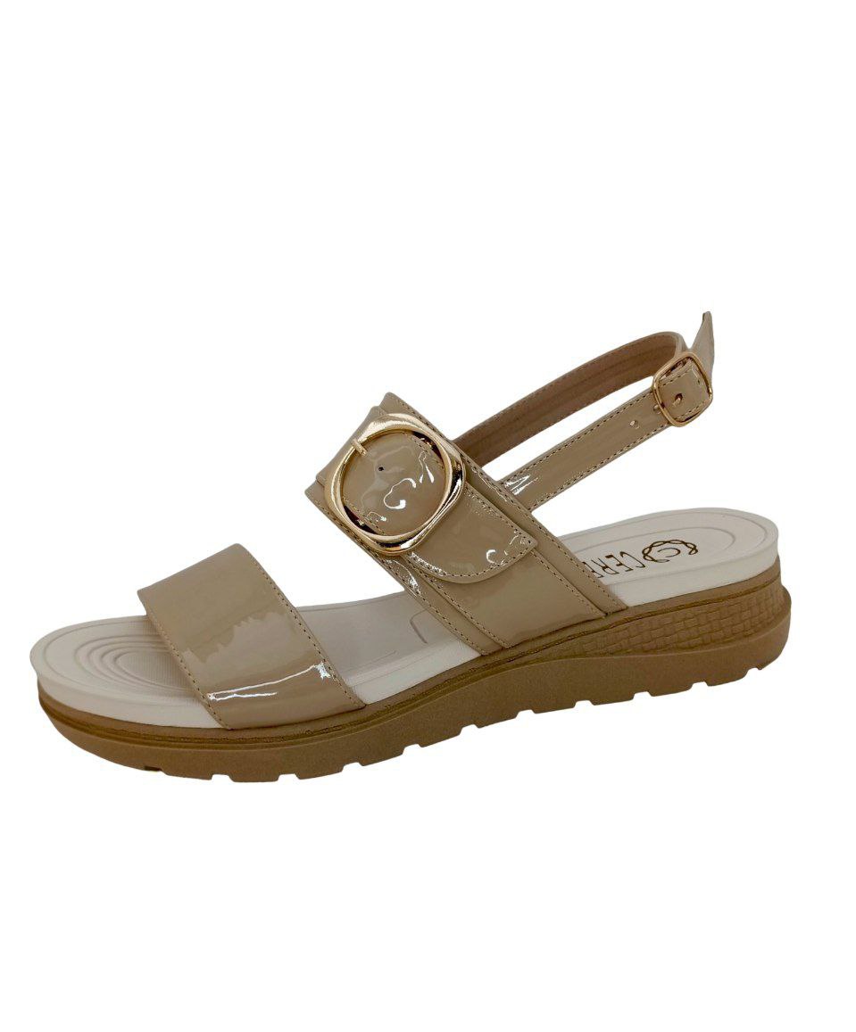 SANDALIAS CONFORT DAMA COLOR NUDE MODELO 9080