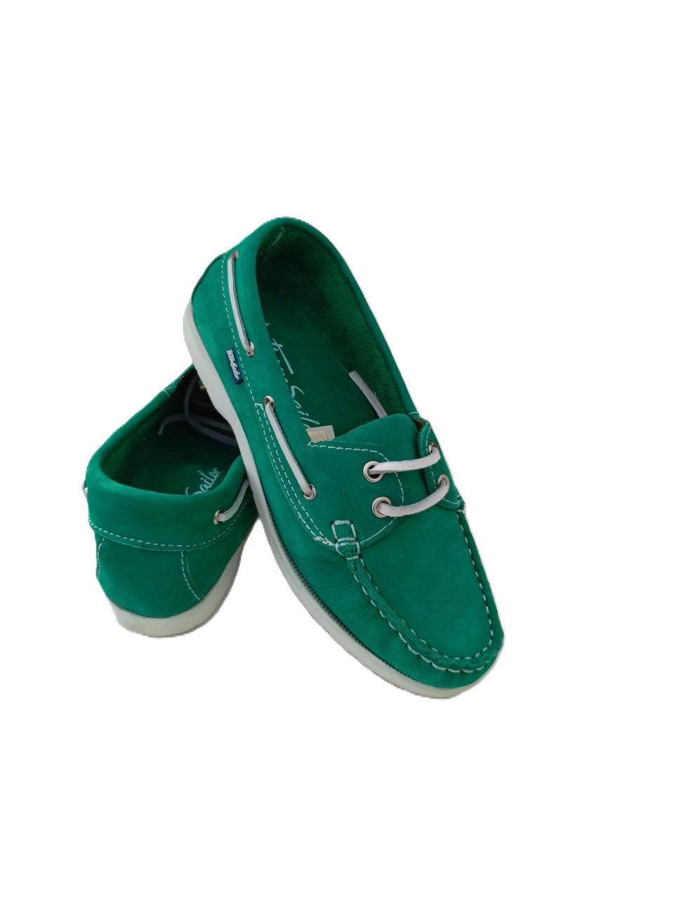 MOCASIN DAMA VERDE MODELO 618-2074
