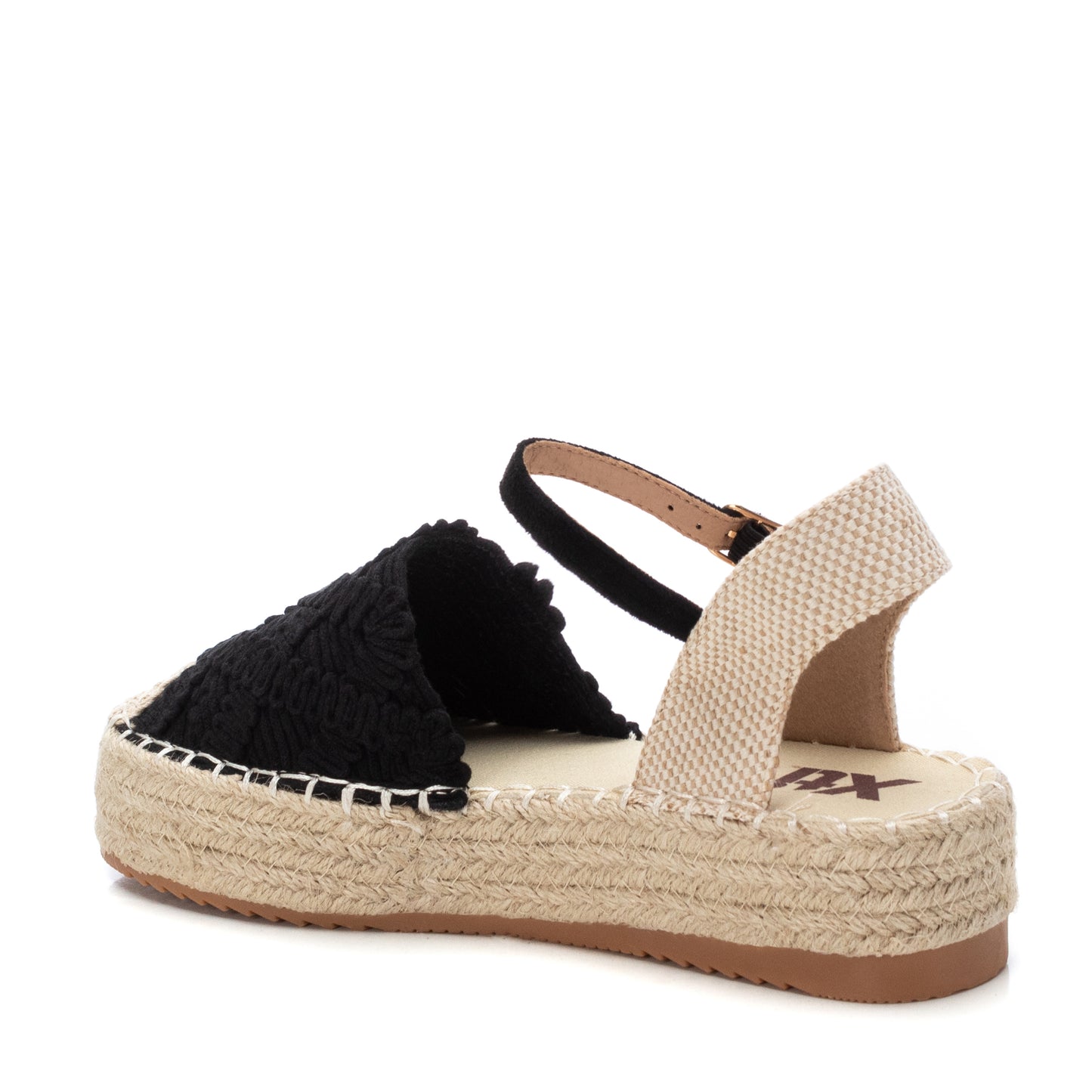 SANDALIA DE TACON  NEGRO MODELO 144022 XTI