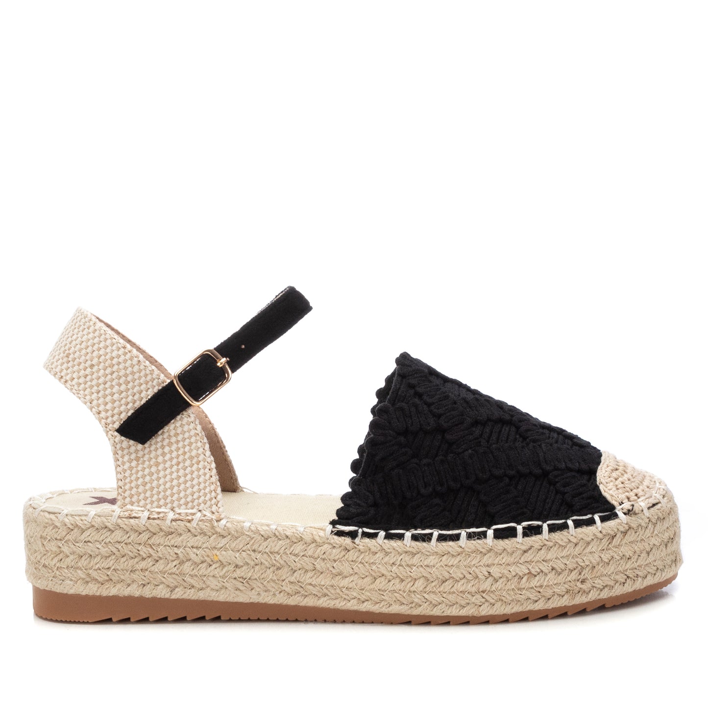 SANDALIA DE TACON  NEGRO MODELO 144022 XTI