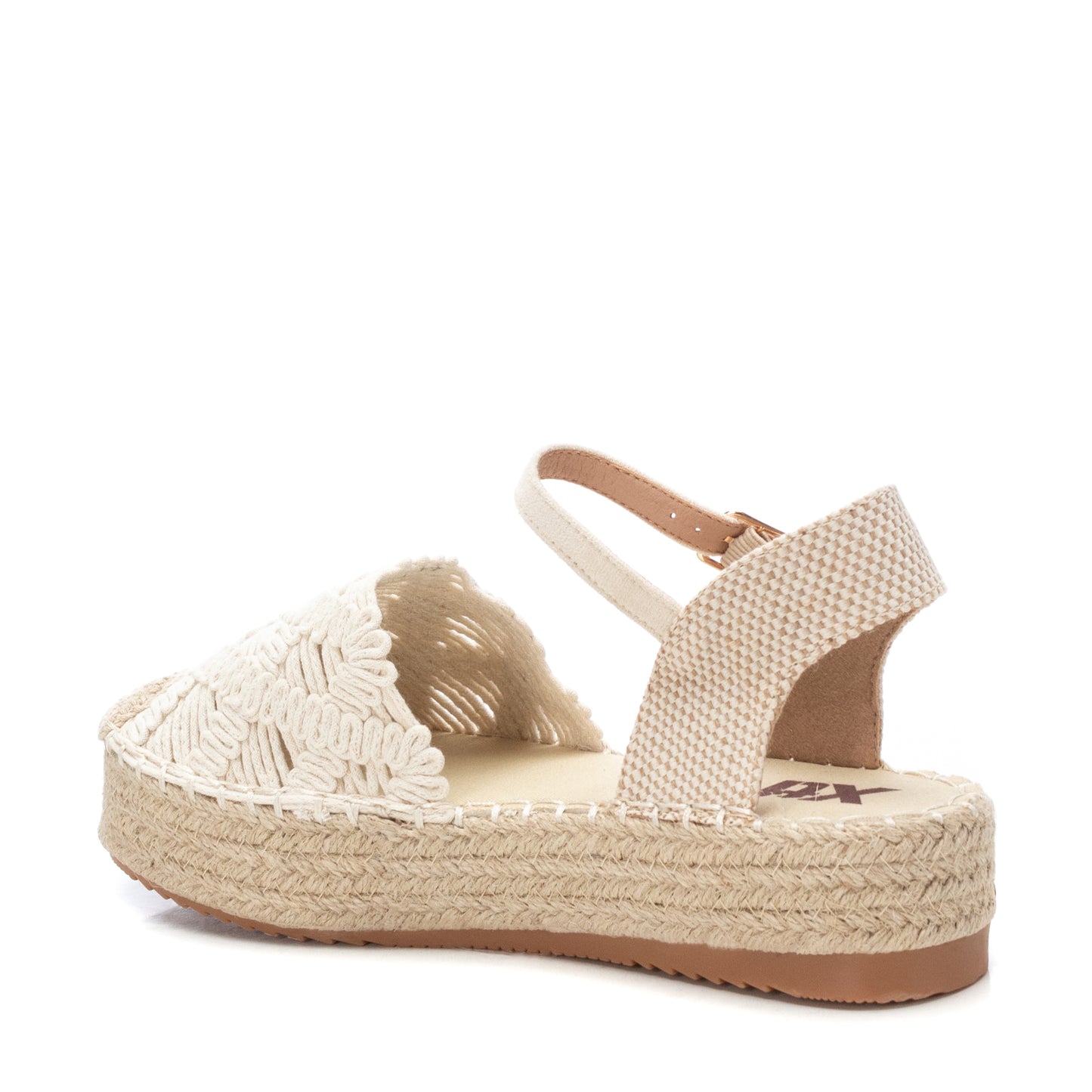 SANDALIA DE TACON  BEIGE MODELO 144022 XTI