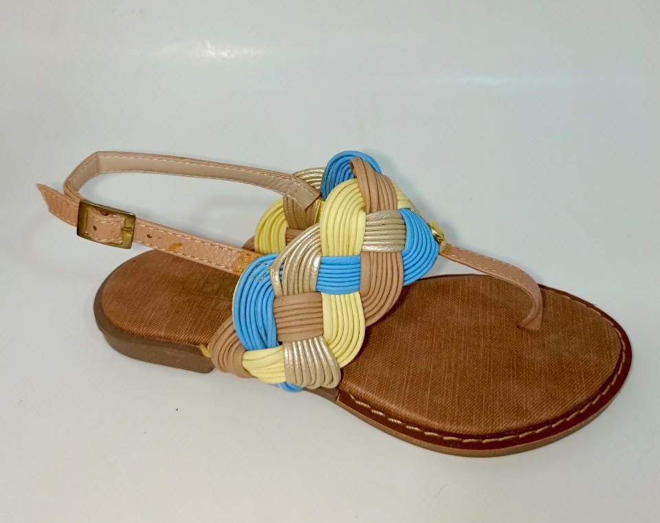 Sandalias Multicolor para Dama - Modelo 1925, Cómodas y Chic para Playa y Ocasiones Casual