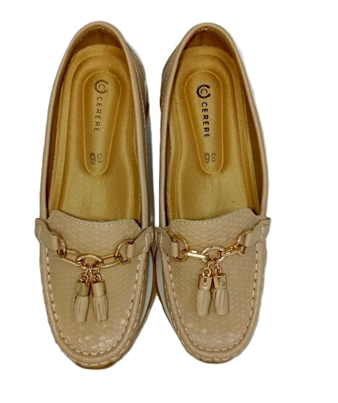 MOCASIN DAMA  TAUPE MODELO 2627