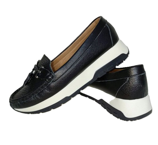 MOCASIN DAMA  NEGRO MODELO 2657