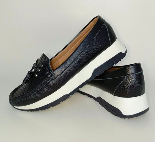 MOCASIN DAMA  NEGRO MODELO 2657