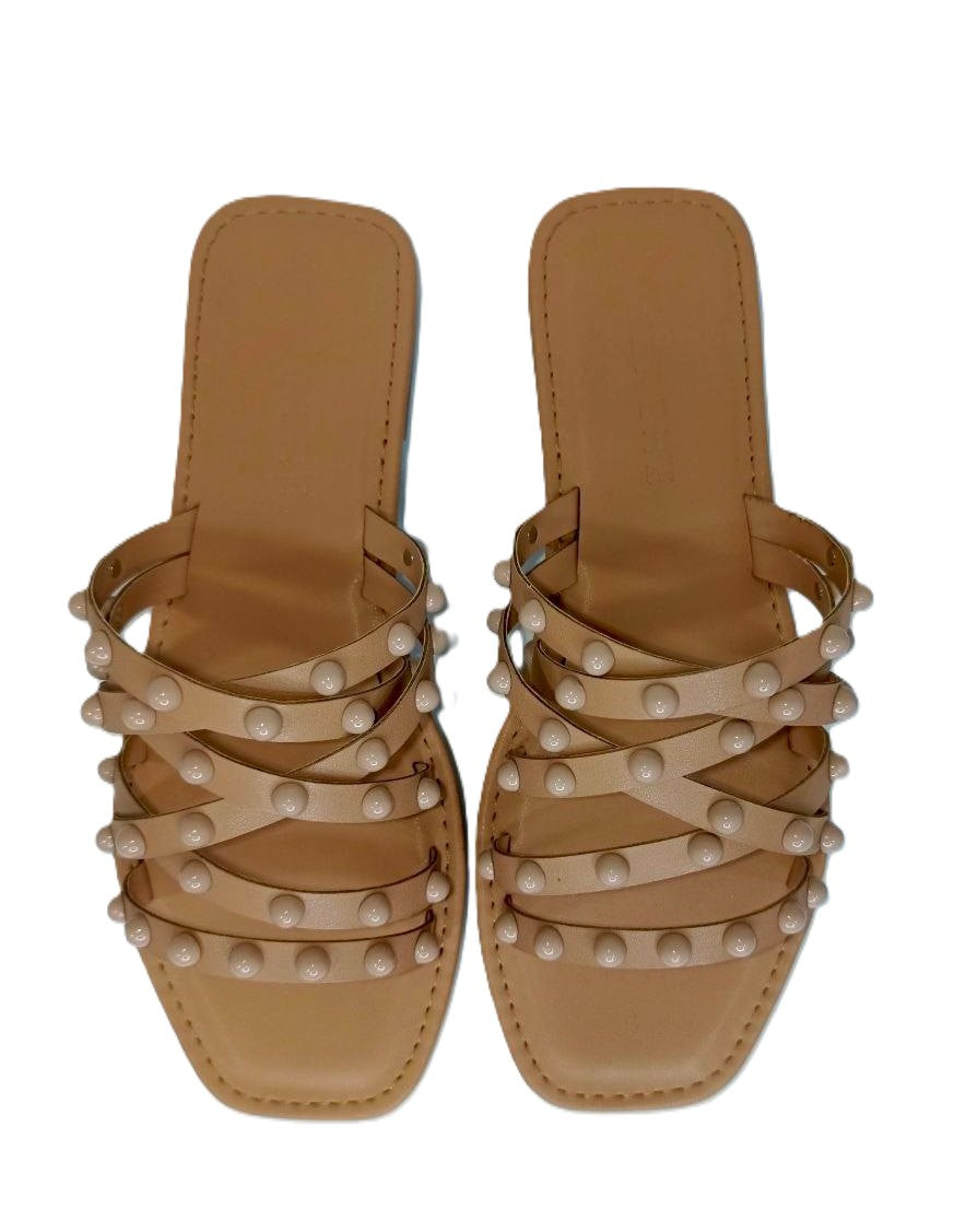 Sandalias Elegantes para Dama en Color Camel - Modelo QD56 de Cerere