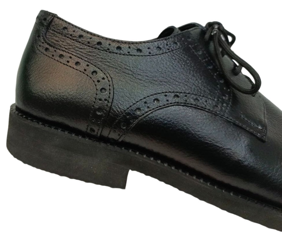 Zapatos de Vestir Elegantes para Hombre en Cuero Negro - Modelo 102