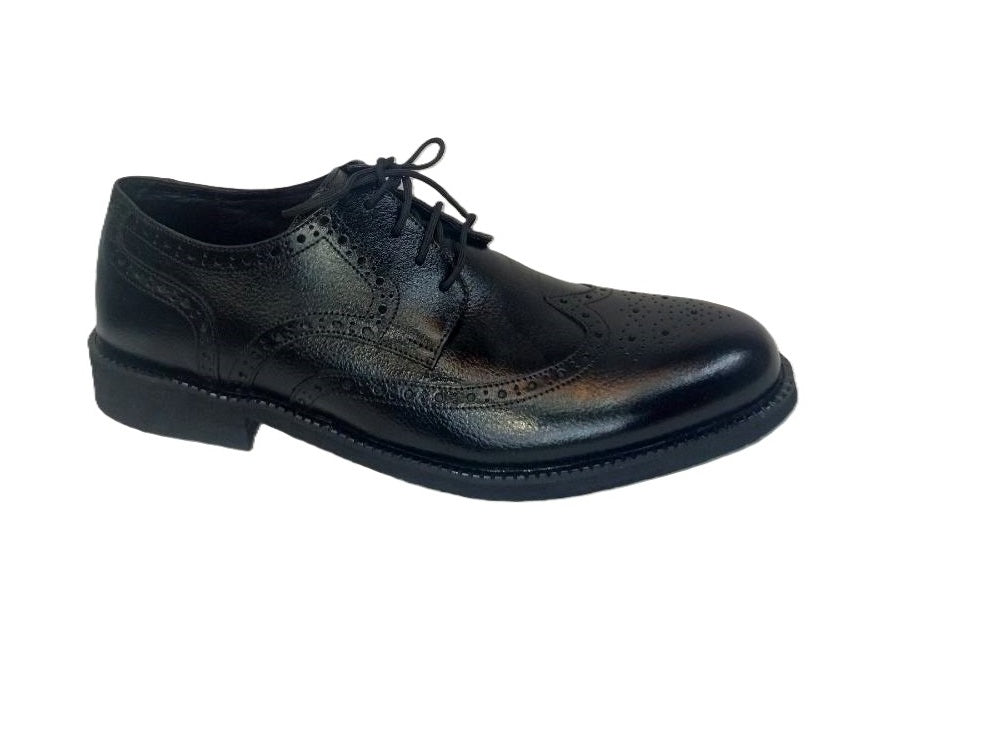 Zapatos de Vestir Elegantes para Hombre en Cuero Negro - Modelo 103