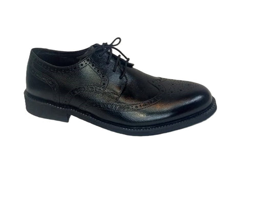 Zapatos de Vestir Elegantes para Hombre en Cuero Negro - Modelo 103
