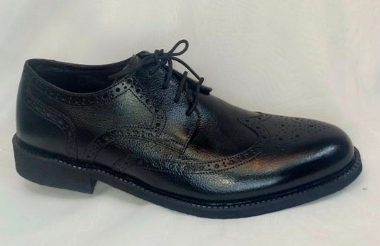 Zapatos de Vestir Elegantes para Hombre en Cuero Negro - Modelo 103