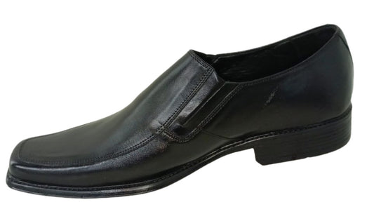 Zapatos de Vestir para Hombre en Cuero Negro Modelo 201 - Elegantes y Cómodos para Ocasiones Formales y Semiformales