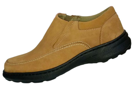 Zapatos de Vestir para Hombre Color Miel - Modelo 336 de Cuero Elegante y Cómodo