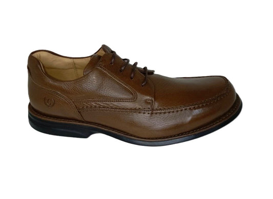 Zapatos de Vestir Elegantes para Hombre en Cuero Color Troy - Modelo 4505 Con Plantilla Anatómica y Suela Amortiguada