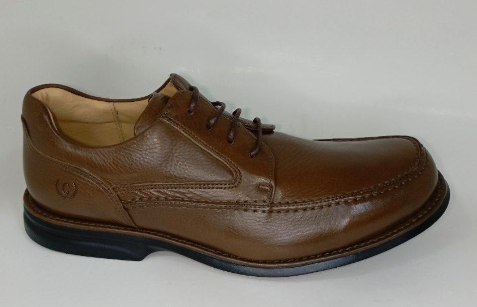 Zapatos de Vestir Elegantes para Hombre en Cuero Color Troy - Modelo 4505 Con Plantilla Anatómica y Suela Amortiguada