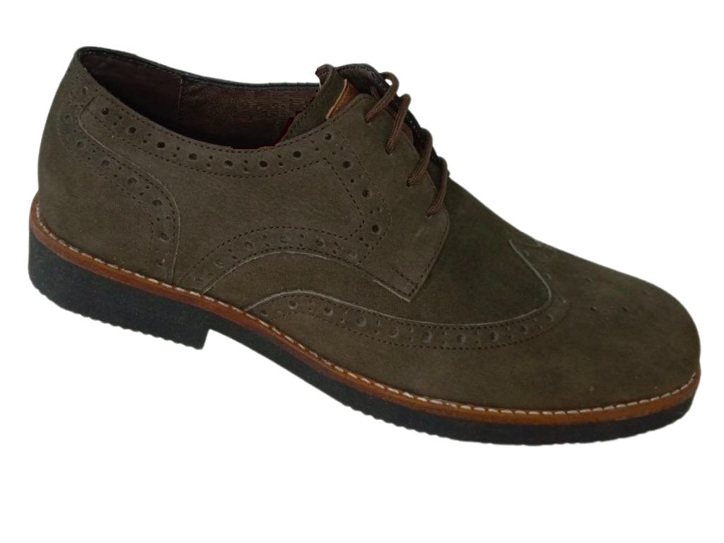 Zapatos Casual Elegantes para Hombre en Cuero Marrón Modelo 4884