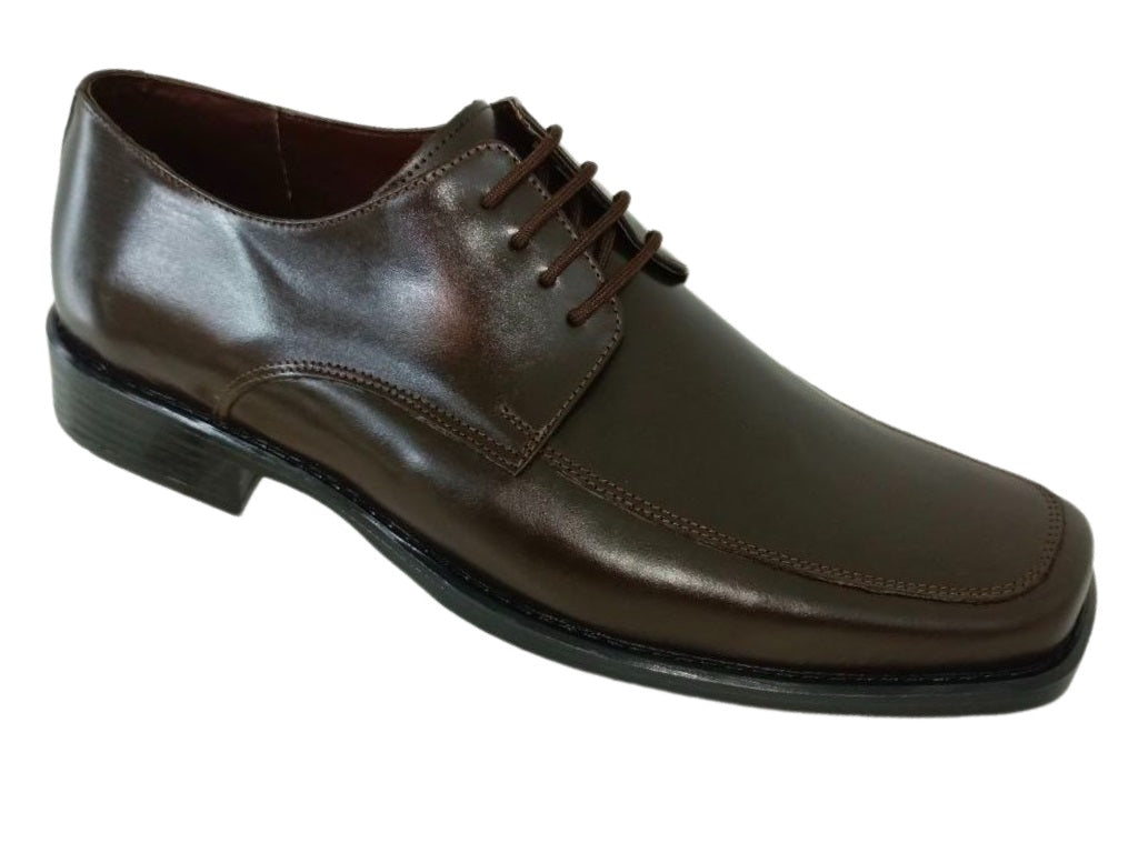 Zapatos Elegantes de Vestir para Hombre en Color Marrón - Modelo 632 de Cuero de Alta Calidad