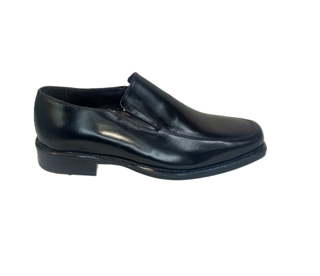 Zapatos Elegantes de Cuero para Hombre en Negro - Modelo 637, Ideales para Ocasiones Formales y Semiformales