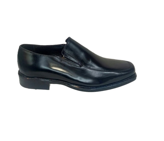 Zapatos Elegantes de Cuero para Hombre en Negro - Modelo 637, Ideales para Ocasiones Formales y Semiformales