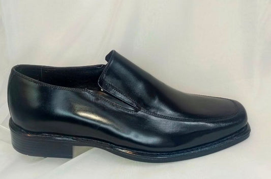 Zapatos Elegantes de Cuero para Hombre en Negro - Modelo 637, Ideales para Ocasiones Formales y Semiformales