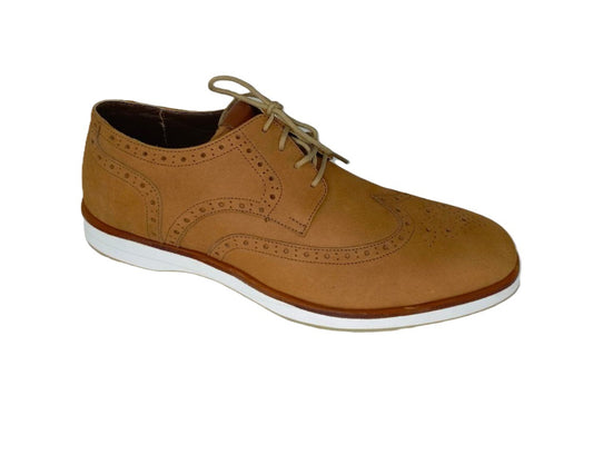 Zapatos Elegantes Casual para Hombre en Cuero Miel - Modelo 7884