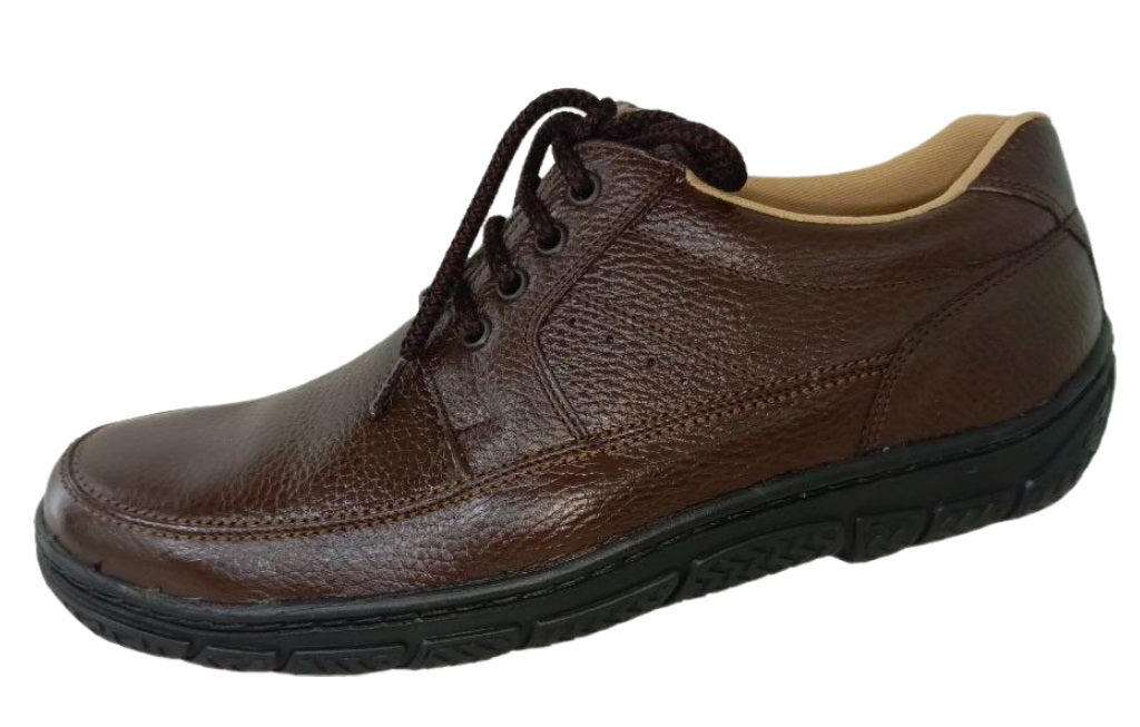 Calzado Casual Elegante para Hombre en Cuero Marrón - Modelo 8333 con Diseño Moderno y Confortable