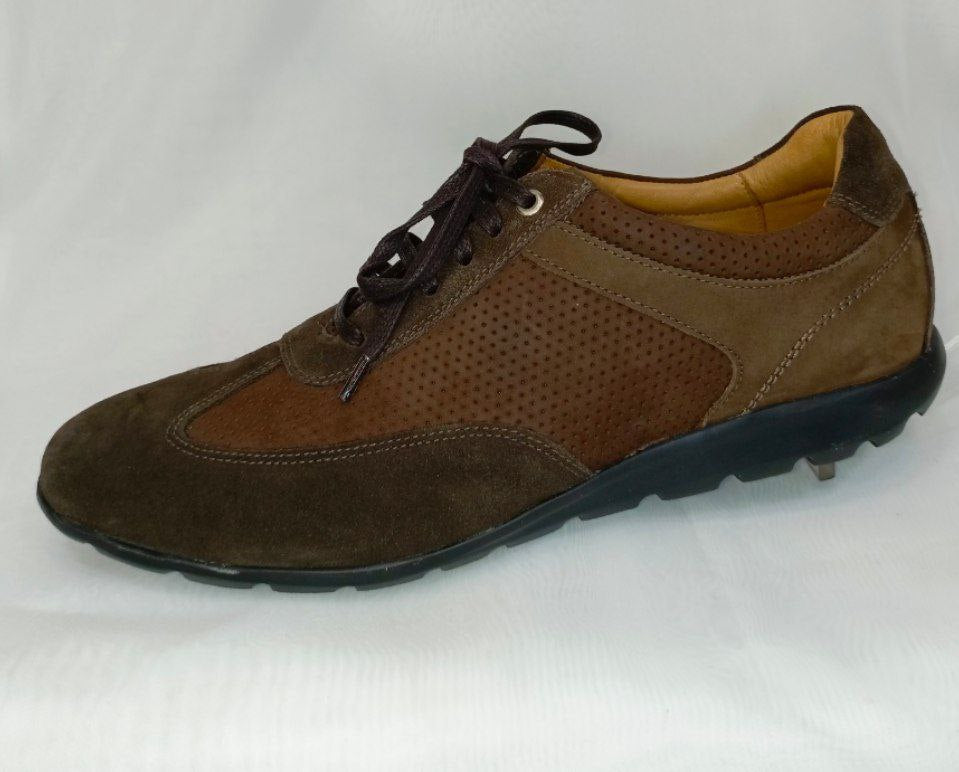 Zapatos de Vestir para Hombre en Cuero Café con Plantilla Anatómica y Suela Amortiguada - Modelo 8400