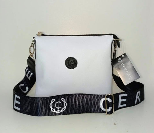 CARTERAS CASUAL  BLANCO/NEGRO MODELO GF04