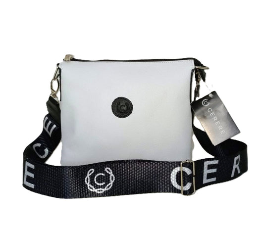 CARTERAS CASUAL  BLANCO/NEGRO MODELO GF04