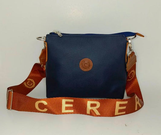 CARTERAS CASUAL  AZUL-MARINO/COLONIAL MODELO GF04