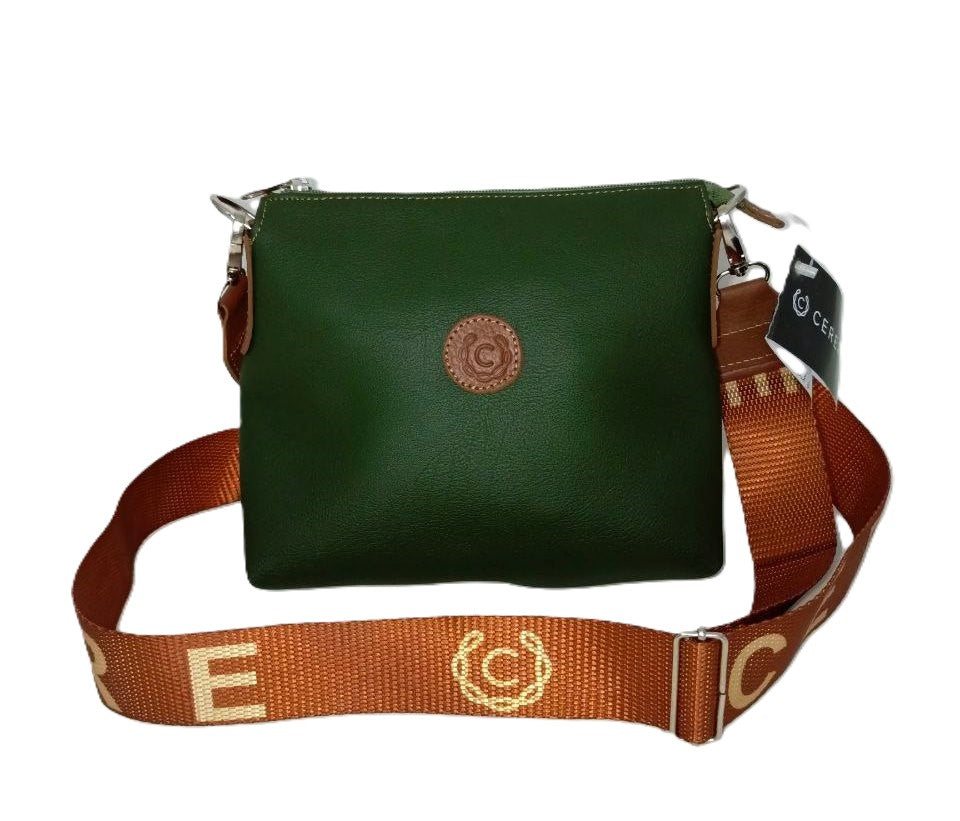 CARTERAS CASUAL  VERDE-MILITAR/COLONIAL MODELO GF04