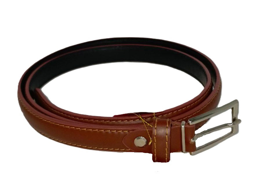 Cinturón Delgado para Dama Color Colonial - Modelo 20B, Ideal para Definir la Cintura y Realzar Atuendos