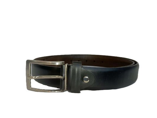 Cinturón de Piel para Hombre Negro Modelo 3506 - Elegante y Versátil para Todas las Ocasiones