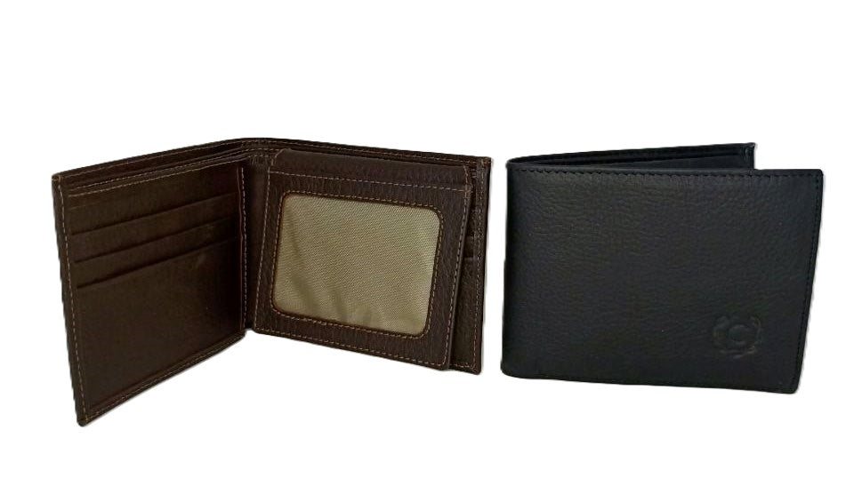 Billetera de Cuero Negro Cerere Modelo 609: Elegancia y Funcionalidad para el Hombre Moderno