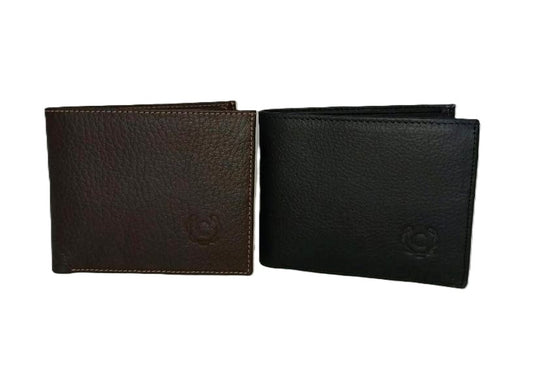 Billetera de Cuero Genuino en Color Marrón Modelo 609 para Hombre