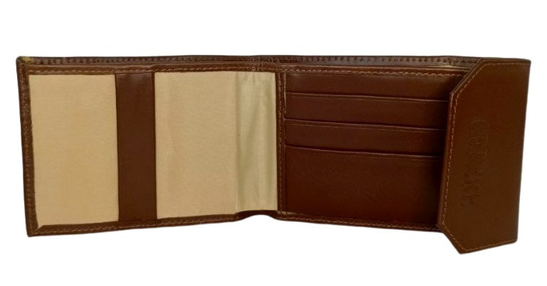 Billetera de cuero elegante Cerere modelo Colonial 644 para hombre