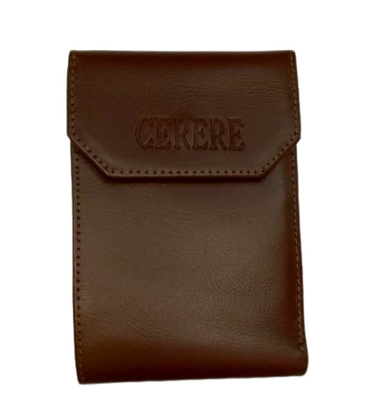 Billetera de cuero elegante Cerere modelo Colonial 644 para hombre Marrón / Masculino