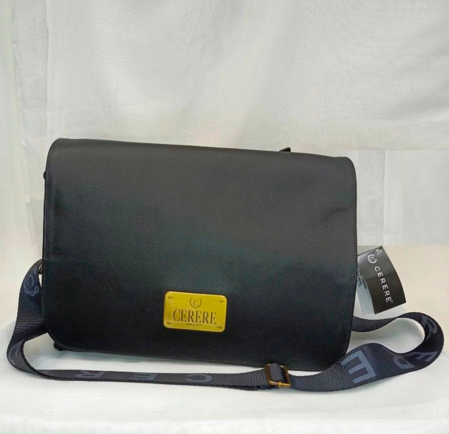 Bolso de Cuero para Hombre Negro Modelo GF517 - Elegante y Funcional de CERERE