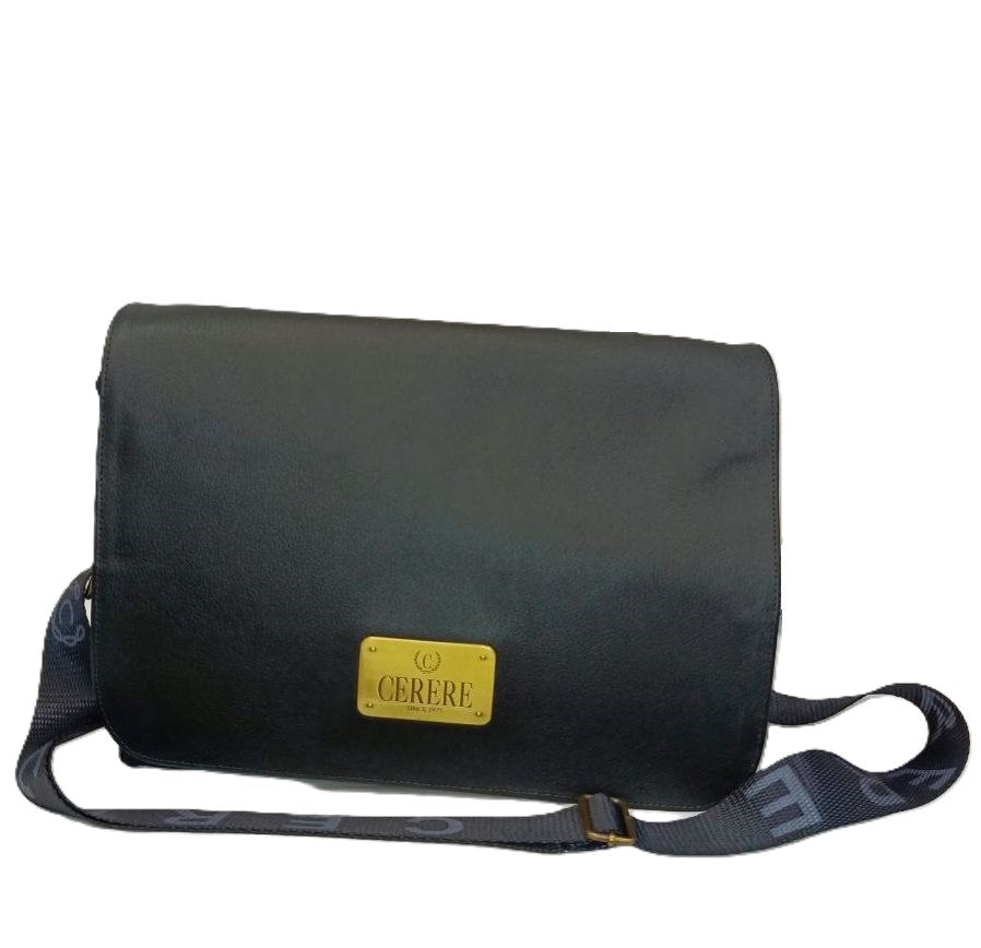 Bolso de Cuero para Hombre Negro Modelo GF517 - Elegante y Funcional de CERERE